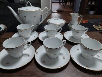 Čajová porcelánová souprava-Československo