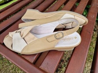 Celokožené nové značkové pohodlné boty vel 40, zn.Naturform