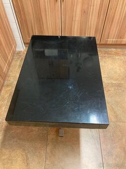 Retro konferenční stolek černý, 3 kusy