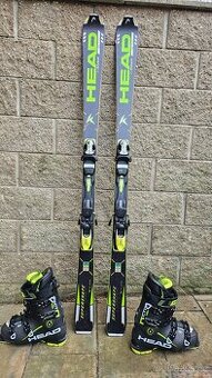 Lyže Head Supershape Magnum 163 cm a boty Head Vector 110