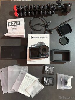 DJI Osmo Action 5 Pro  + vybavení za 4500 Kč - ZÁRUKA