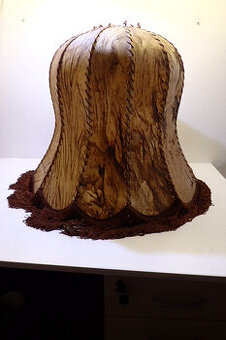 Stínidlo na Lampu - kůže - staré 