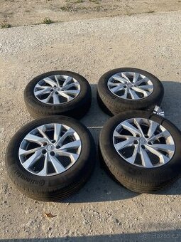 ALU kola 7Jx17 ET51, Letní pneumatiky Continental 225/60 R17