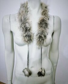 Límec šál šála - pravá kožešina - 1