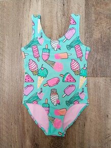 Dívčí plavky zn. H&M vel. 110/116