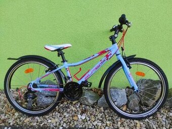 Značkové dětské kolo SUPERIOR 24" (modrá/červená)