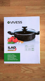 Kovaný hrnec Vivess s poklicí, nepoužívaný, jak nový