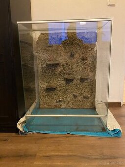 Skleněné terárium 70x50x90 (ŠxHxV)