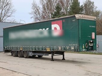 Schmitz SCS 24/L, LOW DECK, TŘÍSTRANNÁ SHRNOVACÍ PLACHTA,  N