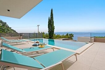 ☀Omiš(HR)-Luxusne zariadená vila s výhľadom na more