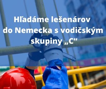 Hledáme lešenáře do Německa s řidičským skupiny „C“