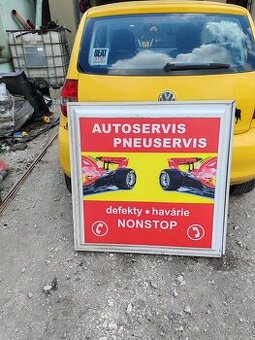 Reklamní cedule světelný poutač