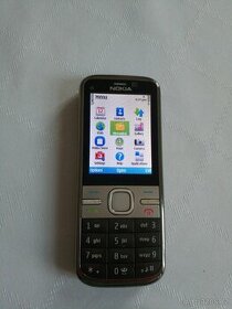 Nokia C5 ve výborném stavu, baterka, zdroj - 1