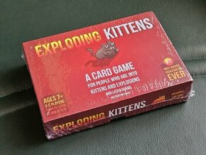 Karetní hra Exploding Kittens Original (Vybušná koťátka)