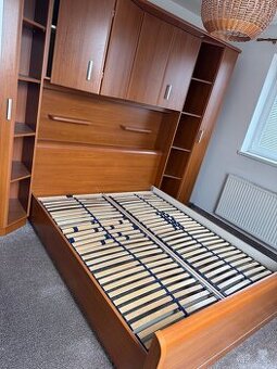 Ložnice - Postel - kompletní sada - velmi dobrý stav