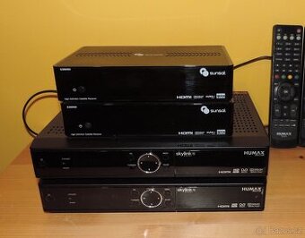 2x Humax iRHD-5100s, 2x Sunsat S300HDi