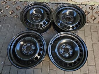 Plechové disky ET39 5x112 AUDI A4 7J R16 - 1