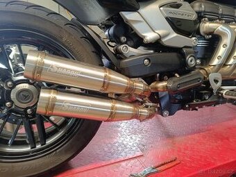Laděné výfuky Triumph Rocket 3