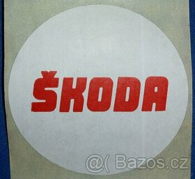Škoda 105 120 samolepky pro zaslepeni otvorů. Originál