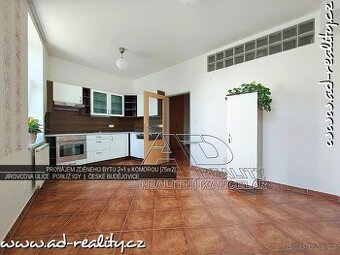 Pronájem prostorného zděného 2+1 [75m2] komora, po REKO, pob