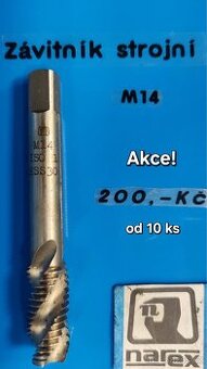 Strojní závitník M14 Narex .CZ
