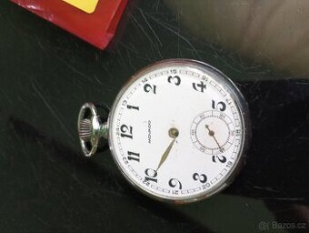 Kapesní pánské hodinky movado dvouplášťové stribrne