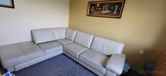 Sedací souprava kožená rozkládací