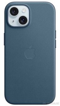 Kryt z tkaniny FineWoven modrý na iPhone 15 - nový