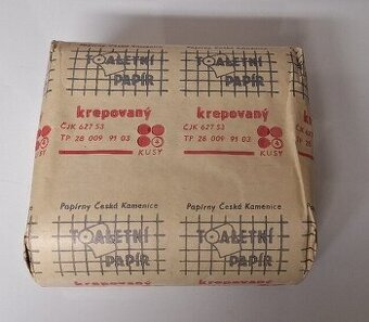 Starý komunistický toaletní papír - originální