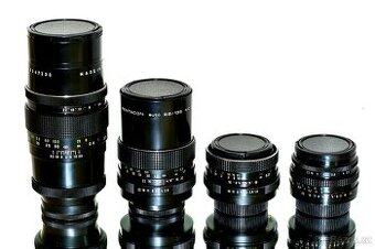 4x Pentacon M42 3,5/30, 1,8/50, 2,8/135, 4/200 TOP STAV