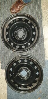 Plechové disky 4 ks, 14" , 4x108, skoro nepoužité, ET 24