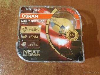 Žárovky H3 Osram Night Breaker +150% 64151NL-HCB