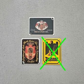 STAROŽITNÉ SMALTOVÉ CEDULKY - POŠTA