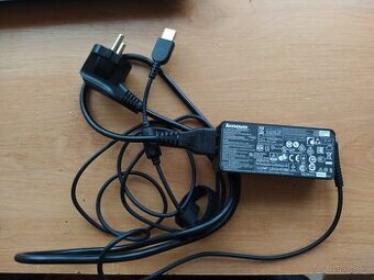 Nabíječka Lenovo 45w- plochy konektor