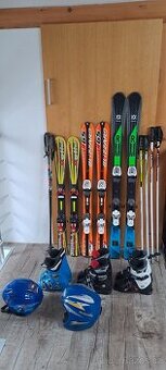 Dětské lyže 100,110,130cm,lyzaky