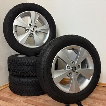 ŠKODA OCTAVIA IV 4 5x112 R16 ET46+ZIMNÍ 205/60R16 7/5mm