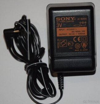 Nabíjecí adaptér pro minidisc SONY 3V