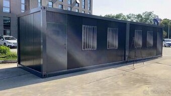 Stavební Buňka 6x3 m s tepelnou izolací a elektroinstalací