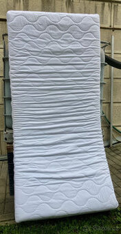 Vysoká pěnová matrace 90x200cm, pratelný potah