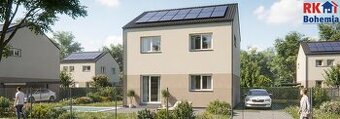 Prodej novostavby rodinného domu 4+kk v obci Klučov u Českéh