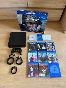 Sony PlayStation 4 Slim 1TB komplet balenie a PS4 hry