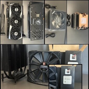 Komponenty na prodej (Ryzen 7, RX 6750 XT, Noctua...)