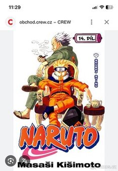 koupim komiksy Naruto