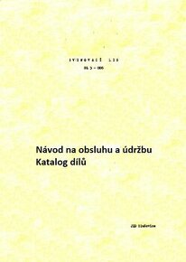 Lis Unibal návod na obsluhu a údržbu, katalog dílů - 1