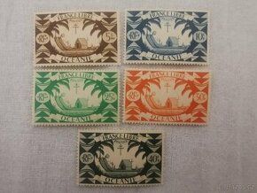Známky z Francouzské Oceánie 1942 - 1