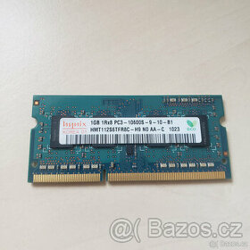 Hynix 1GB SO-DIMM Ram paměť DDR3 1Rx8 PC3-10600S-9-10-B1