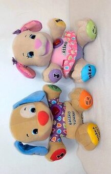 Plyšový mluvící interaktivní pejsek a pejsková Fisher Price