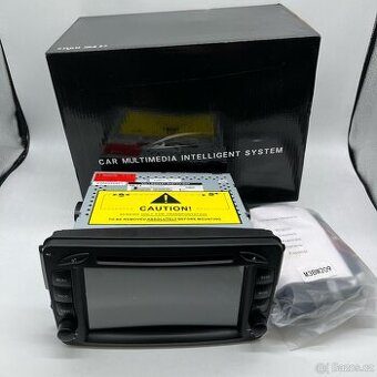 7" autorádio HD / DVD / CD / BT / GPS pro Mercedes CLK W209