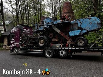 Přeprava strojů odtah podvalnik