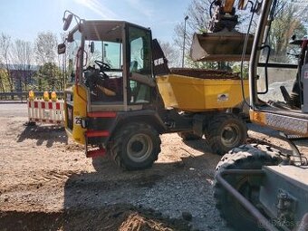 Práce na stavbě v Německu u Passau Bavorsko